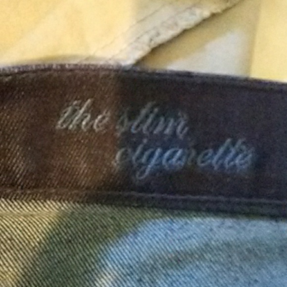 7 FOR ALL MANKIND SZ 28 THE SLIM CIGARRETTE EUC - Picture 2 of 2